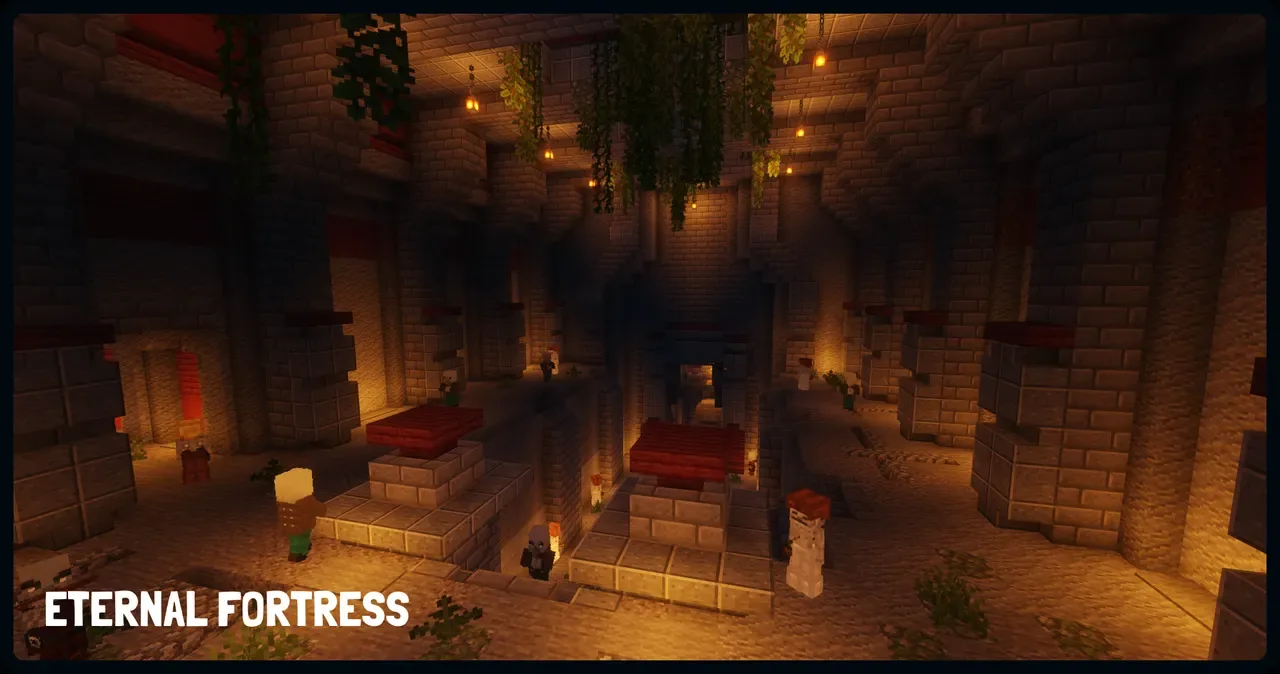Inside the Eternal Fortress dungeon