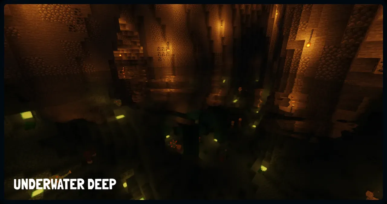 Inside the Underwater Deep dungeon